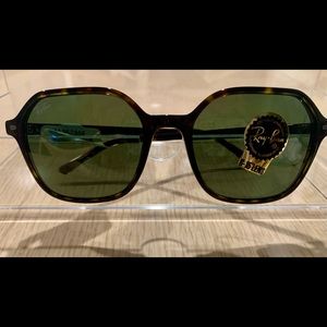 RAY BAN JOHN SUNGLASSES 100% UV PROTECTION CASE & CLEANING CLOTH INCLUDED